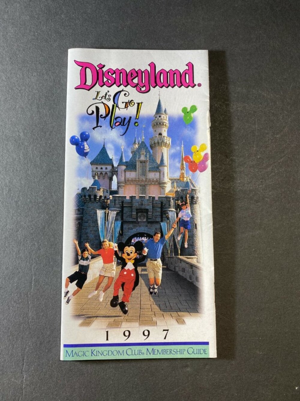 Disneyland 1997 Let's Go Play Magic Kingdom Club Membership Guide